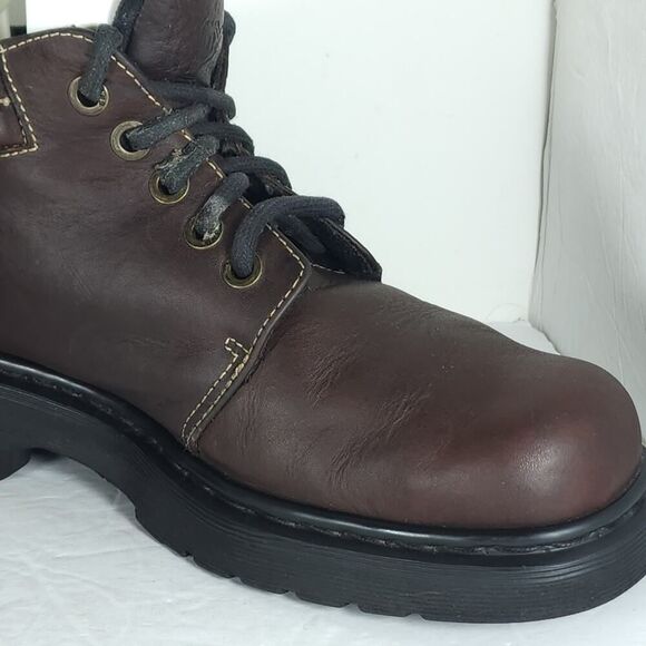 Dr. Martens Men\'s 9231 Vtg US 10 Uk 9 Brown Leather Chunky Work Boots England main image 9